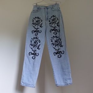 Vintage Embroidered Jeans